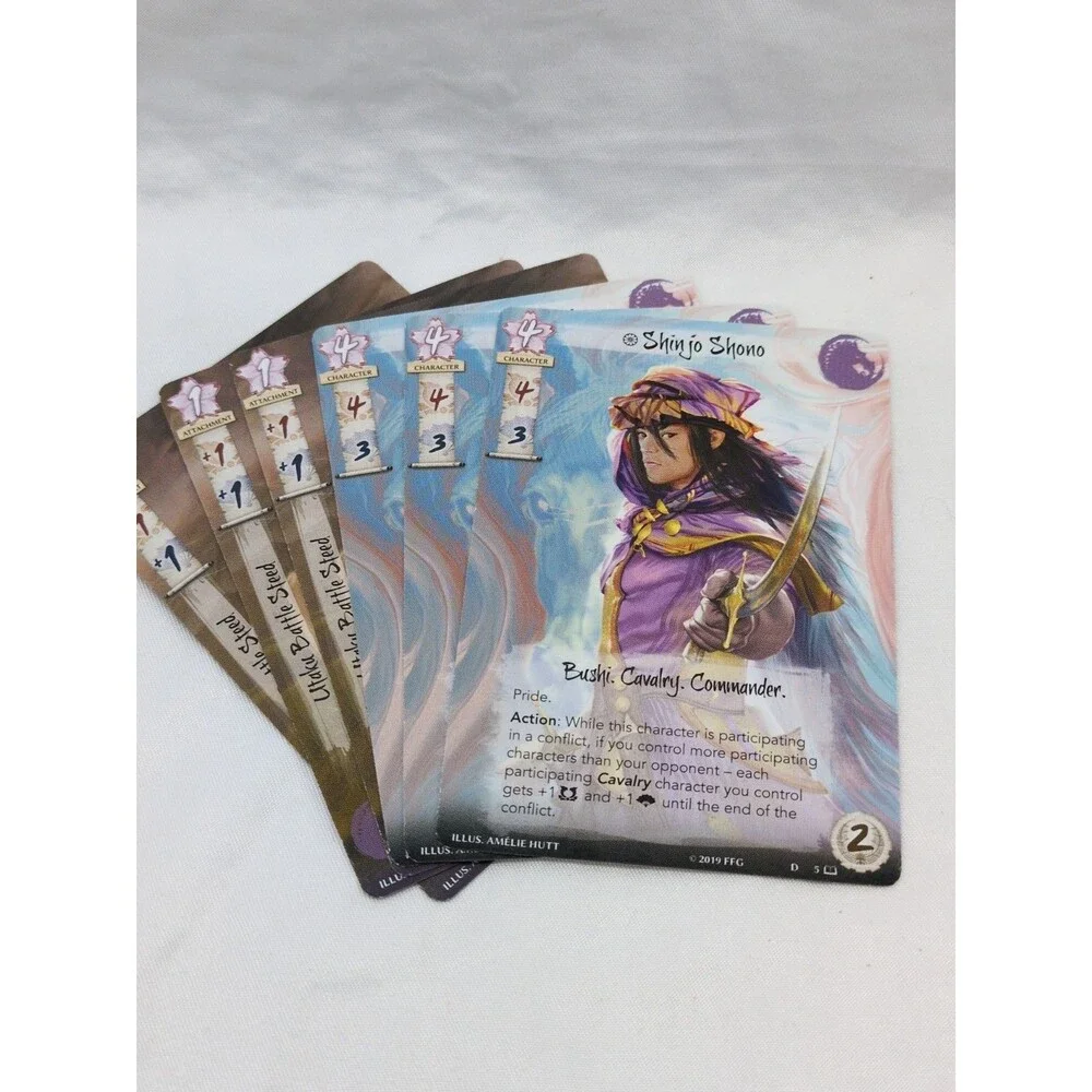 (6) Legend Of The Five Rings Across The Burning Sanda LCG Promo Cards